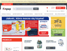 Tablet Screenshot of finpap.pl